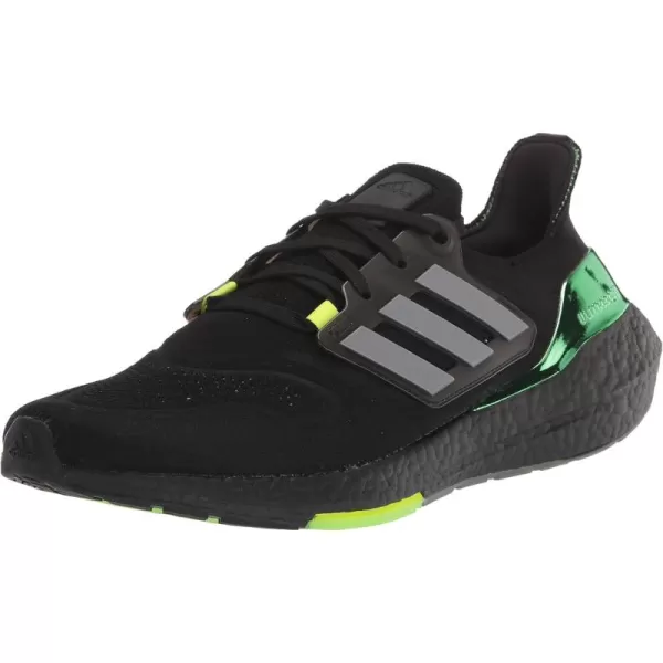 adidas Mens Ultraboost 22 Heatrdy Running ShoesBlackIron MetallicBeam Green