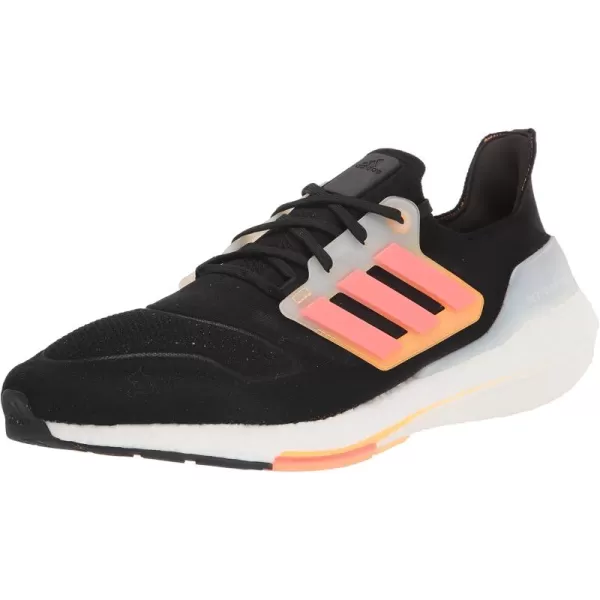 adidas Mens Ultraboost 22 Heatrdy Running ShoesBlackTurboFlash Orange