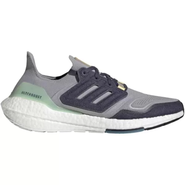 adidas Mens Ultraboost 22 Heatrdy Running ShoesHalo SilverShadow NavyLinen Green