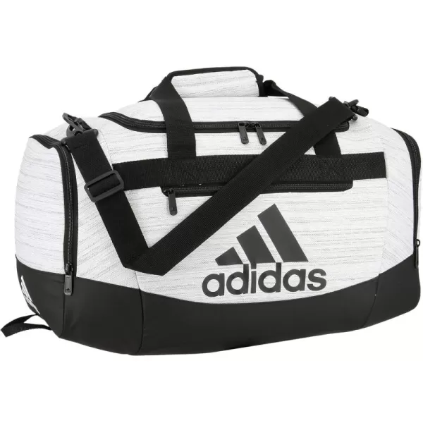 adidas Unisex Defender 4 Small Duffel Bag Team Navy Blue One SizeTwo Tone WhiteBlack