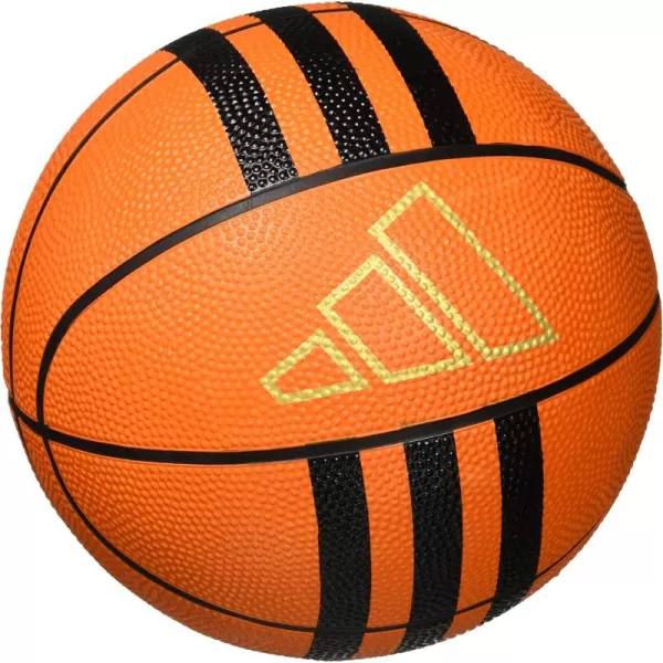 adidas UnisexAdult 3Stripes Rubber Mini BasketballOrange