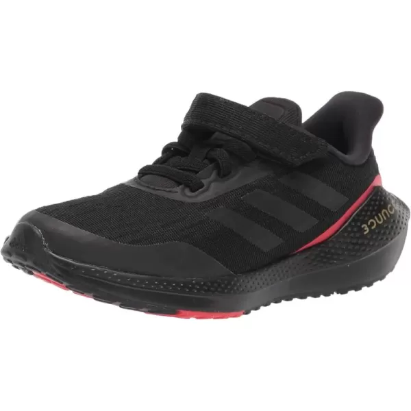 adidas UnisexChild EQ21 Running ShoeBlackBlackVivid Red