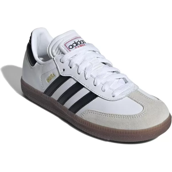 adidas UnisexChild Samba Indoor SneakerWhiteBlackGum