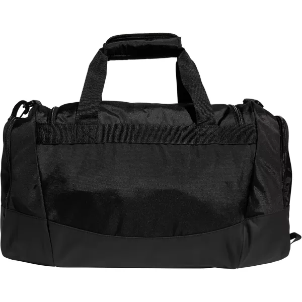 adidas Defender 4 Medium Duffel Bag BlackSilver Metallic One SizeBlackWhite