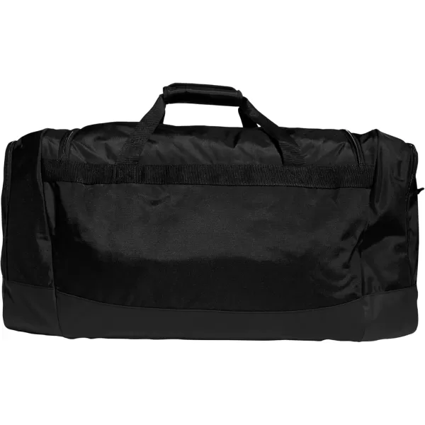 adidas Defender 4 Medium Duffel Bag BlackSilver Metallic One SizeBlackWhite