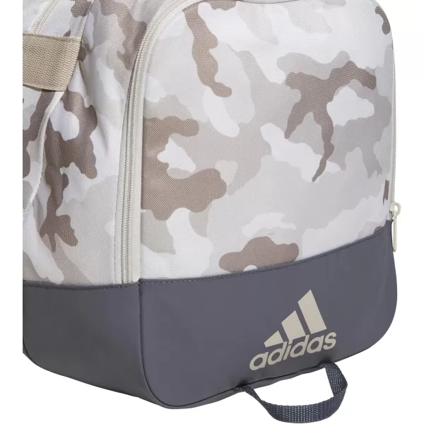 adidas Defender 4 Medium Duffel Bag BlackSilver Metallic One SizeCamouflage Wonder BeigeOnix Grey