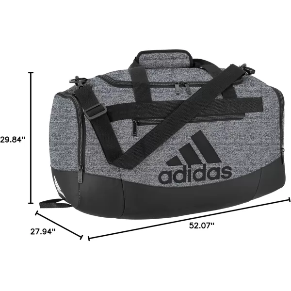 adidas Defender 4 Medium Duffel Bag BlackSilver Metallic One SizeJersey Onix GreyBlack