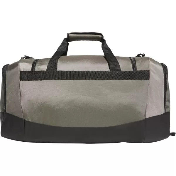 adidas Defender 4 Medium Duffel Bag BlackSilver Metallic One SizeOlive Strata GreenBlackSilver Metallic