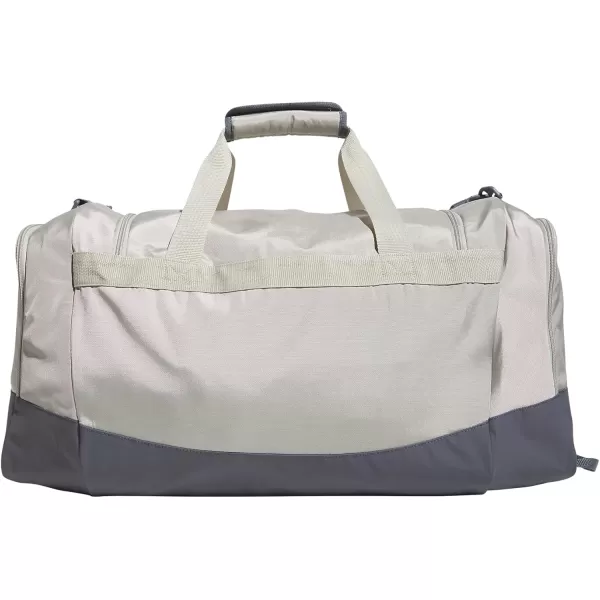 adidas Defender 4 Medium Duffel Bag BlackSilver Metallic One SizePutty GreyOff WhiteOnix Grey