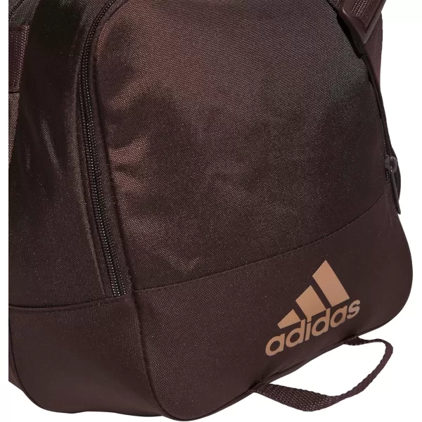 adidas Defender 4 Medium Duffel Bag BlackSilver Metallic One SizeShadow BrownRose Gold