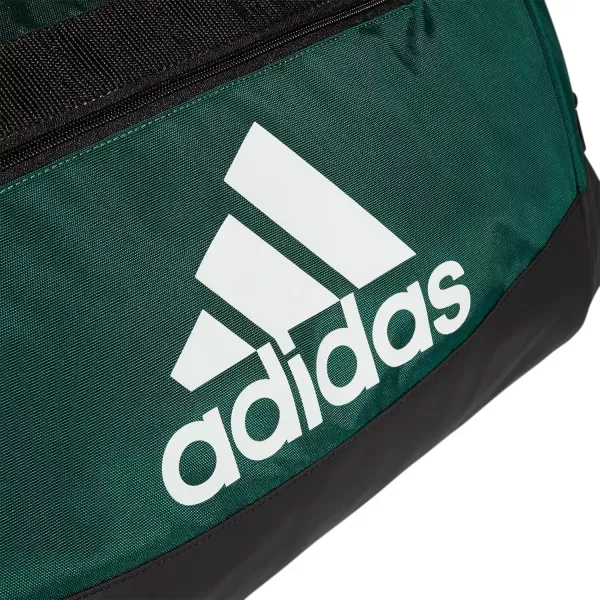 adidas Defender 4 Medium Duffel Bag BlackSilver Metallic One SizeTeam Dark Green