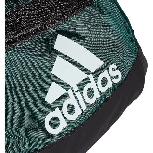 adidas Defender 4 Medium Duffel Bag BlackSilver Metallic One SizeTeam Dark Green