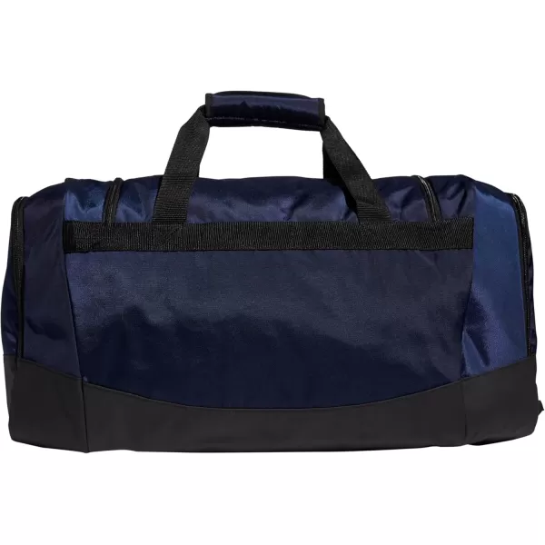 adidas Defender 4 Medium Duffel Bag BlackSilver Metallic One SizeTeam Navy Blue