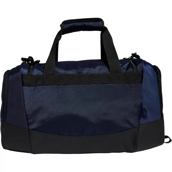 adidas Defender 4 Medium Duffel Bag BlackSilver Metallic One SizeTeam Navy Blue