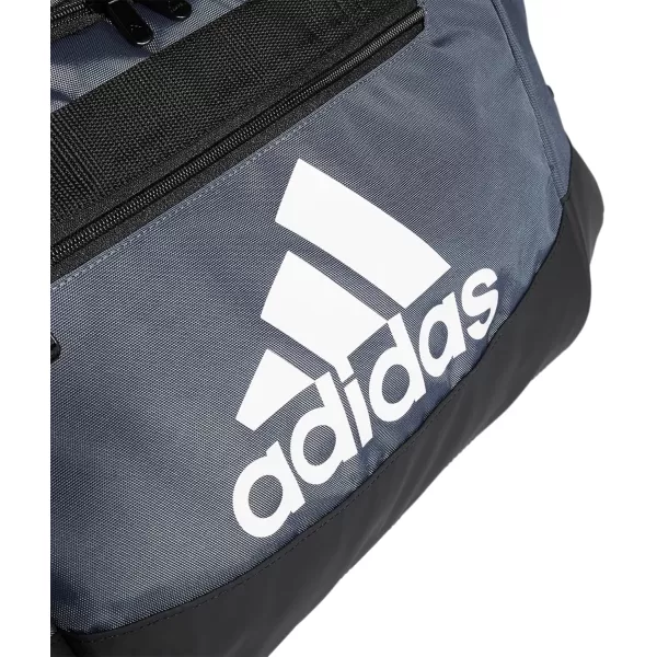 adidas Defender 4 Medium Duffel Bag BlackSilver Metallic One SizeTeam Onix Grey