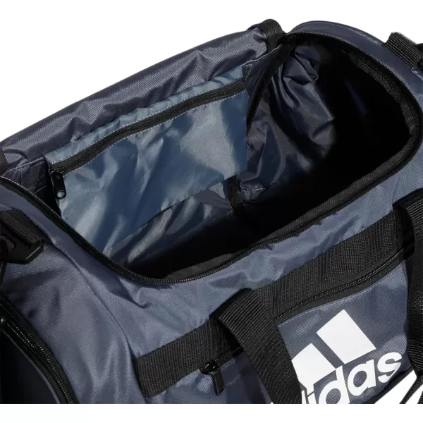 adidas Defender 4 Medium Duffel Bag BlackSilver Metallic One SizeTeam Onix Grey