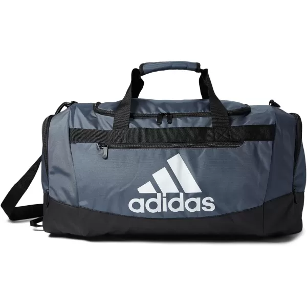 adidas Defender 4 Medium Duffel Bag BlackSilver Metallic One SizeTeam Onix Grey