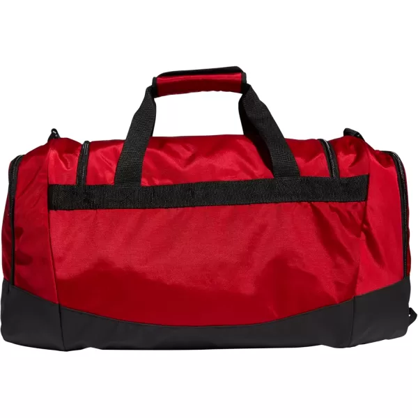 adidas Defender 4 Medium Duffel Bag BlackSilver Metallic One SizeTeam Power Red