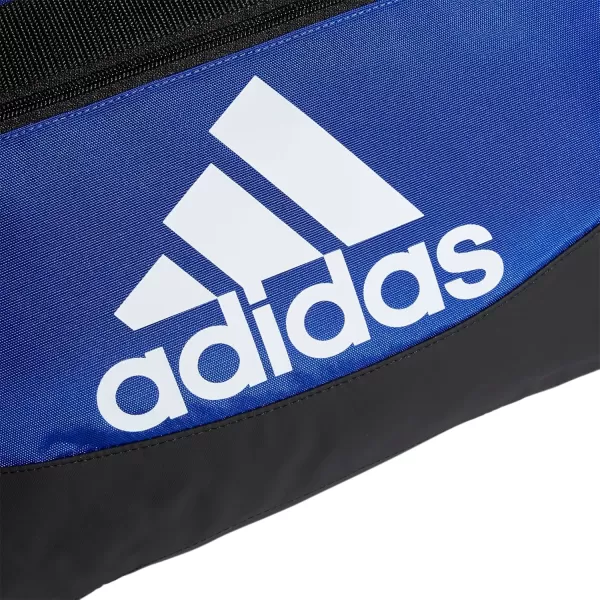 adidas Defender 4 Medium Duffel Bag BlackSilver Metallic One SizeTeam Royal Blue