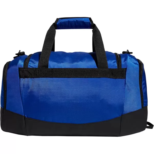 adidas Defender 4 Medium Duffel Bag BlackSilver Metallic One SizeTeam Royal Blue