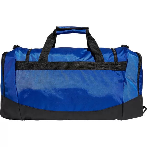 adidas Defender 4 Medium Duffel Bag BlackSilver Metallic One SizeTeam Royal Blue