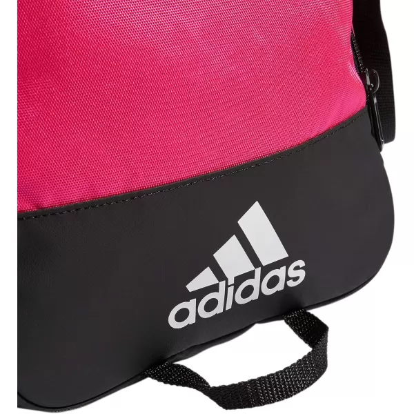 adidas Defender 4 Medium Duffel Bag BlackSilver Metallic One SizeTeam Shock Pink