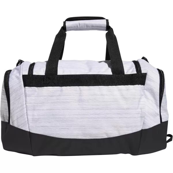 adidas Defender 4 Medium Duffel Bag BlackSilver Metallic One SizeTwo Tone WhiteBlack