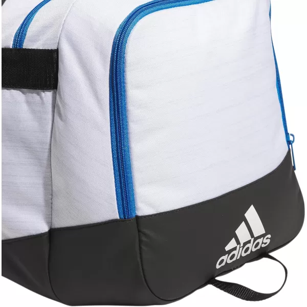 adidas Defender 4 Medium Duffel Bag BlackSilver Metallic One SizeTwo Tone WhiteClear OnixBright Royal BlueBlack