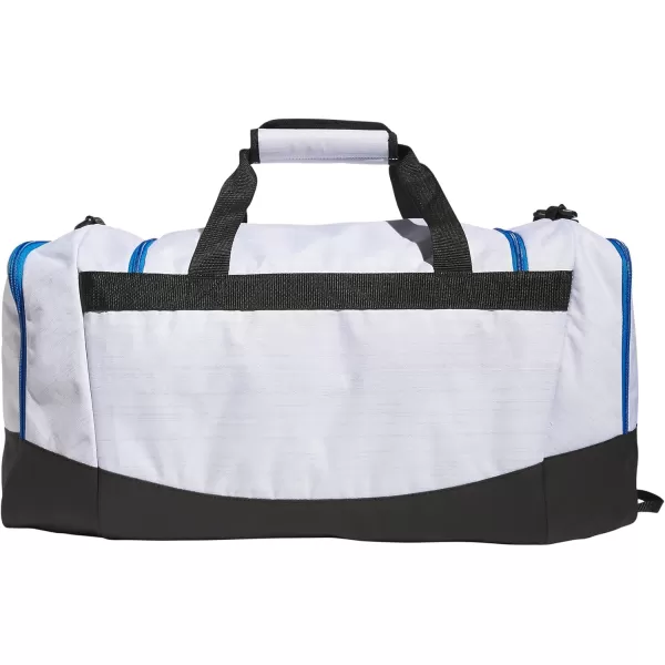 adidas Defender 4 Medium Duffel Bag BlackSilver Metallic One SizeTwo Tone WhiteClear OnixBright Royal BlueBlack