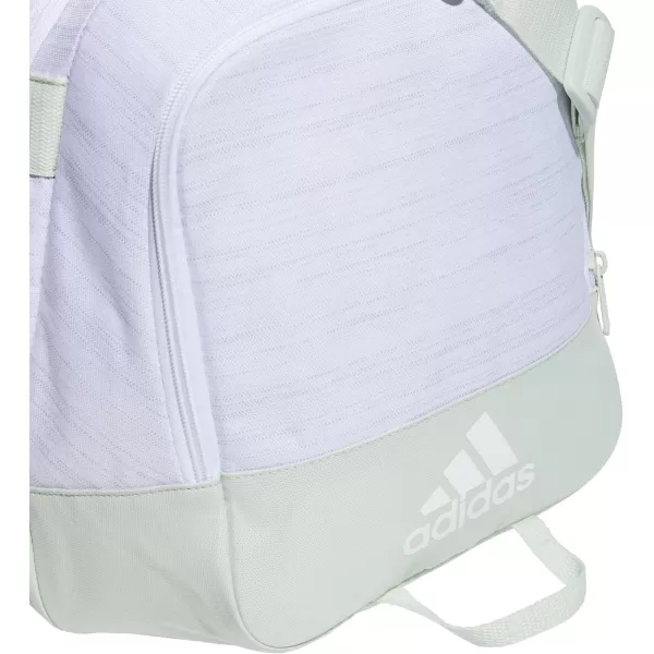 adidas Defender 4 Medium Duffel Bag BlackSilver Metallic One SizeTwo Tone WhiteClear OnixLinen Green