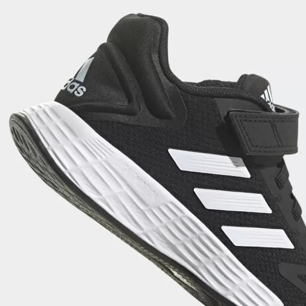 adidas Duramo 10 Running ShoeBlackWhiteBlack Elastic