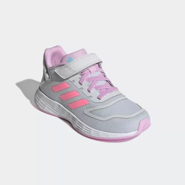 adidas Duramo 10 Running ShoeDash GreyBeam PinkBliss Lilac Cross Strap