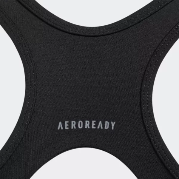 adidas Girls Aeroready Techfit Sports BraBlack