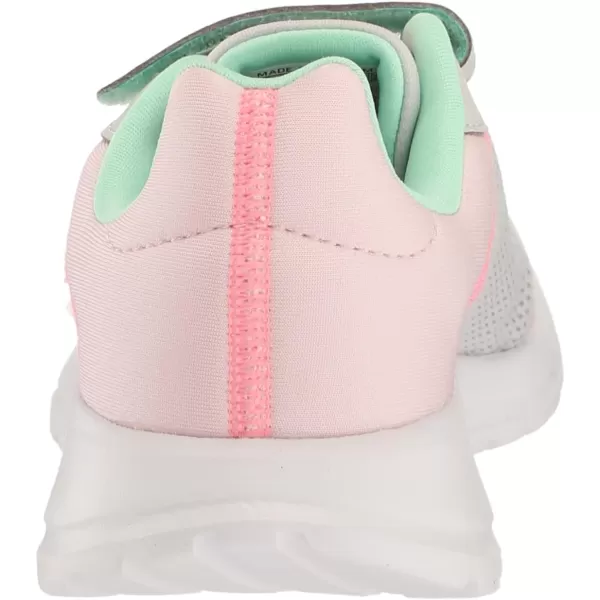 adidas Kids Tensaur Run ShoeGrey OneBeam PinkPulse Mint Cross Strap