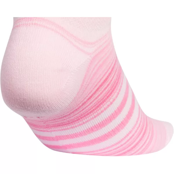 adidas KidsGirls Superlite No Show Socks 6PairPink FusionAlmost Lime GreenLucid Cyan Bue