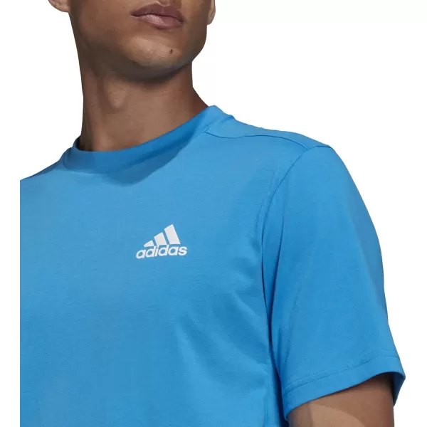 adidas Mens Aeroready Designed 2 Move Feelready Sport TeeBlue Rush