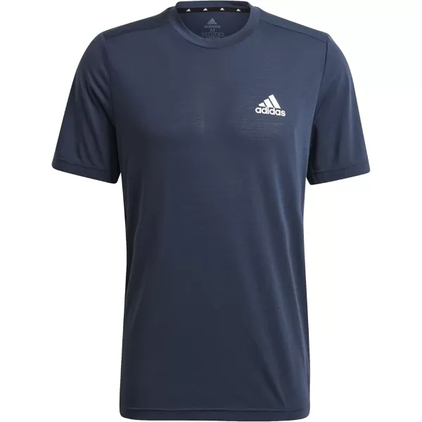 adidas Mens Aeroready Designed 2 Move Feelready Sport TeeCrew NavyBlack