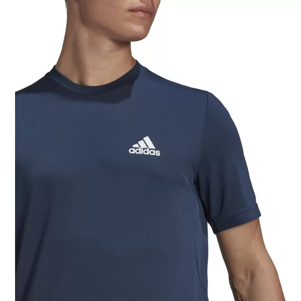 adidas Mens Aeroready Designed 2 Move Feelready Sport TeeCrew NavyBlack