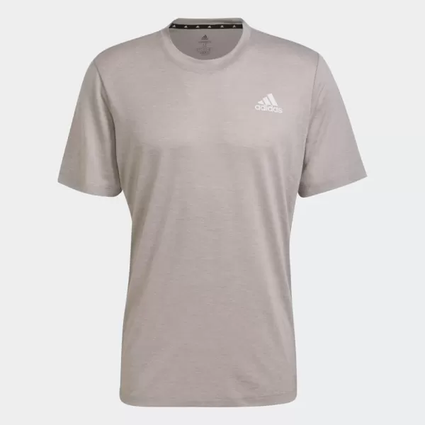 adidas Mens Aeroready Designed 2 Move Feelready Sport TeeGrey