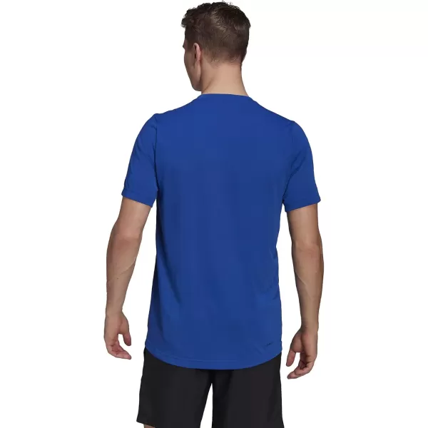 adidas Mens Aeroready Designed 2 Move Feelready Sport TeeRoyal Blue  Black