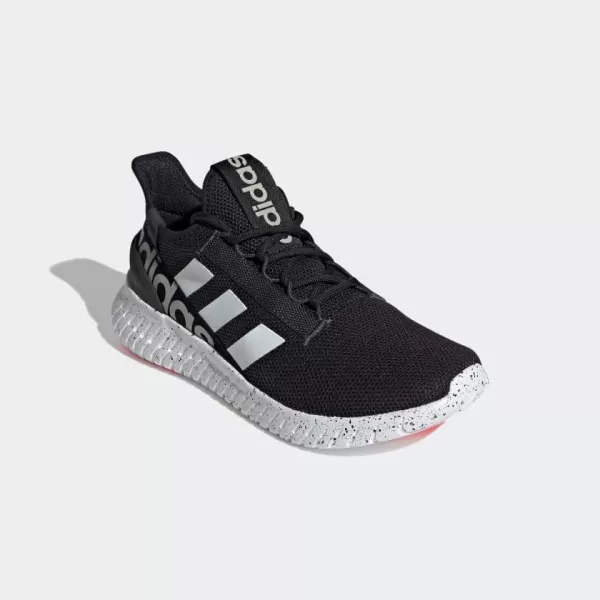 adidas Mens Kaptir 20 Running ShoesCore BlackWhiteCarbon