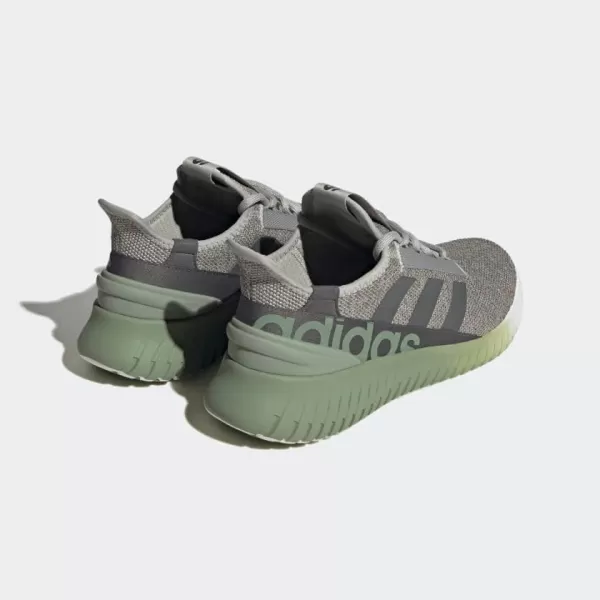 adidas Mens Kaptir 20 Running ShoesMetal GreyGreySilver Green