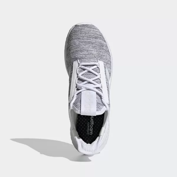 adidas Mens Kaptir 20 Running ShoesWhiteWhiteBlack