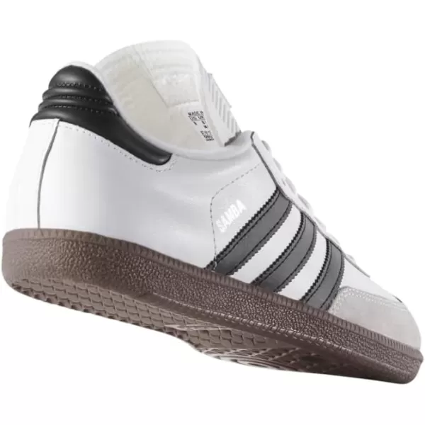 adidas Mens Samba Classic Soccer ShoeWhiteBlackWhite