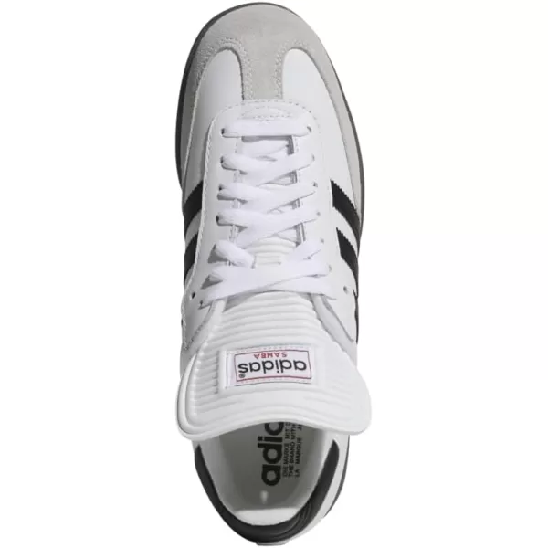 adidas Mens Samba Classic Soccer ShoeWhiteBlackWhite