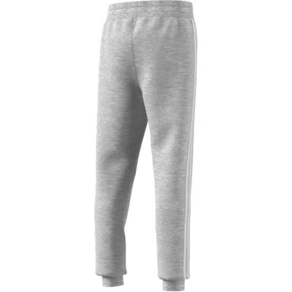 imageadidas Originals Kids 3Stripes Trefoil PantsMedium Grey HeatherWhite