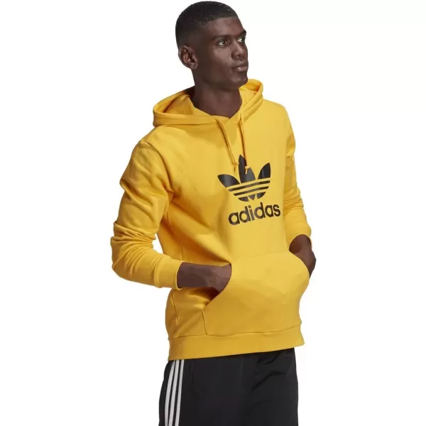 imageadidas Originals Mens Adicolor Essentials Trefoil HoodieActive Gold