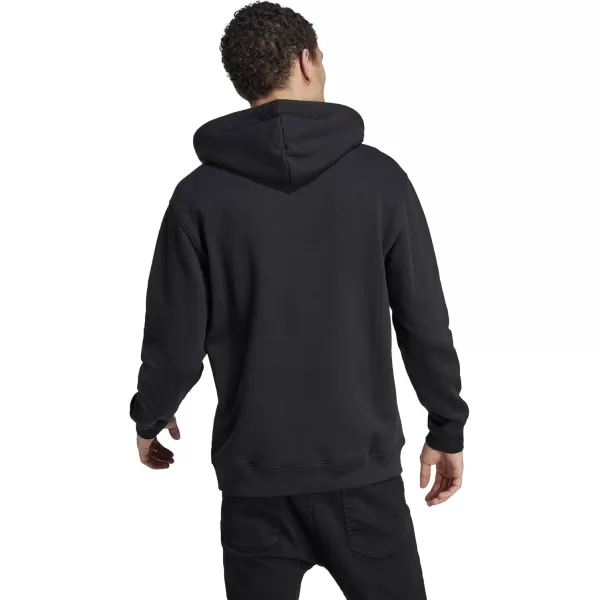 imageadidas Originals Mens Adicolor Essentials Trefoil HoodieBlackWhite