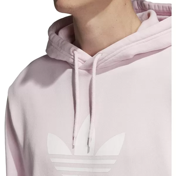 imageadidas Originals Mens Adicolor Essentials Trefoil HoodieClear Pink