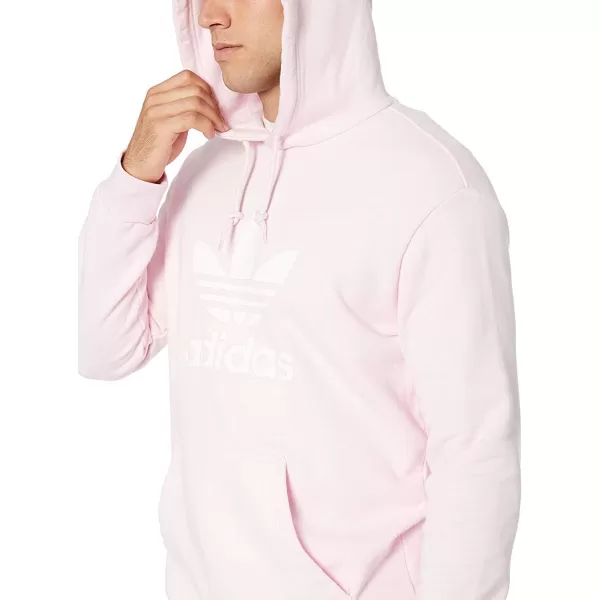 imageadidas Originals Mens Adicolor Essentials Trefoil HoodieClear Pink